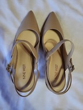 Nine West 8M Stilleto Dress Shoe Tan