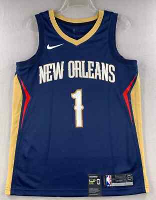 Zion Williamson New Orleans Pelicans Nike Icon Swingman Jersey Men's 2020 NBA #1