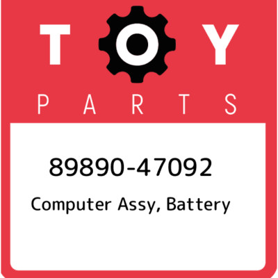 89890-47092 Toyota Computer assy, battery 8989047092, New Genuine OEM Part