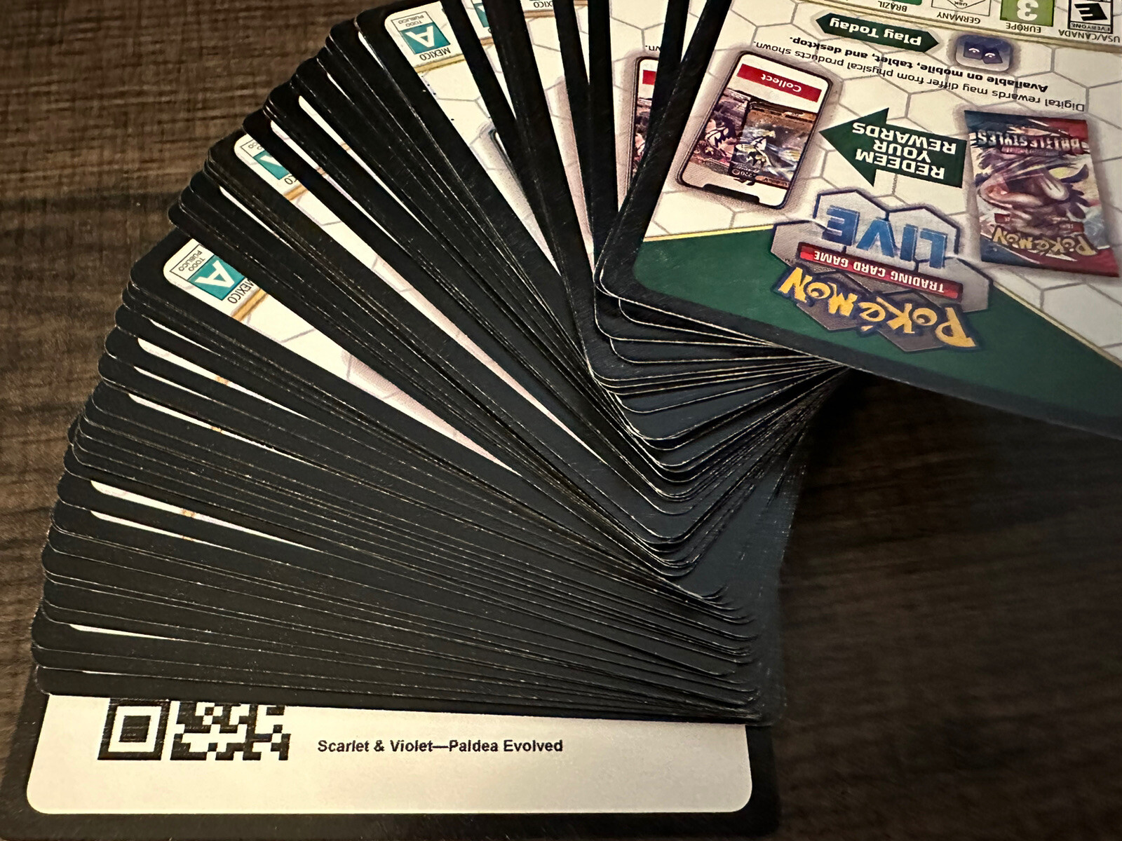 Paldea Evolved Code Cards x 57