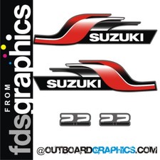 Suzuki DT2.2 2.2hp 2 stroke (1997) outboard engine decals/sticker kit