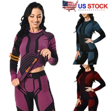 Thermal Underwear Women Warm Long Johns Winter Clothing Set Top Pants Sleepwear