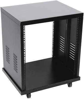 Steel rack SR-19, 12 U ROADINGER, studio rack table rack server rack steel rack