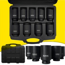 1/2" Drive 6 Point Axle Nut Hub  Impact Socket Set 29 30 31 32 33 34 35 36 38mm