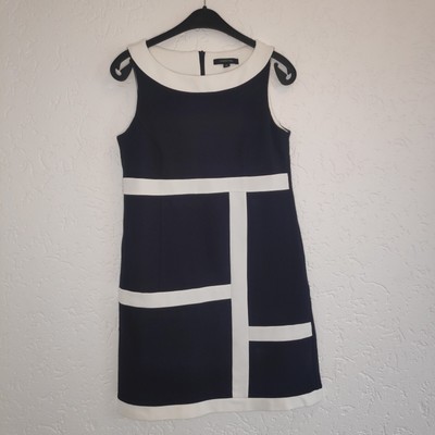 Comma dress size 38 black white business dress (black or navy)