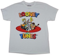 Looney Tunes Mens T-Shirt - Bugs Bunny Taz  More In Between Logo