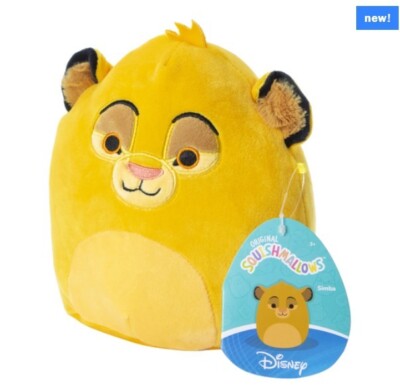 Squishmallows Disney The Lion King Simba Squishmallow 6.5  New Kellytoys