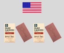 Duke Cannon Big American Buffalo Trace Bourbon Soap Men 10oz Benefits Vets Lot 2