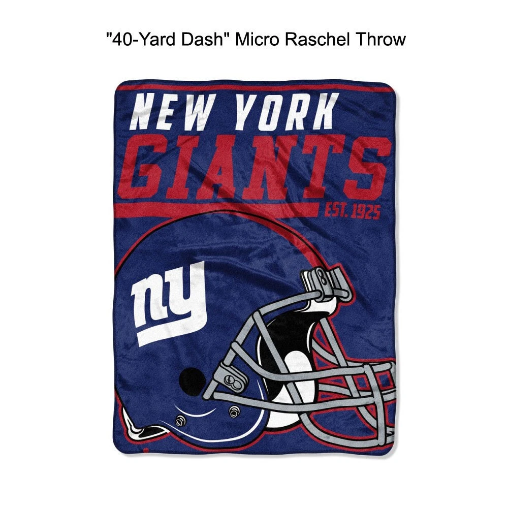 Pick Your Team Dash Micro Raschel Throw Blanket