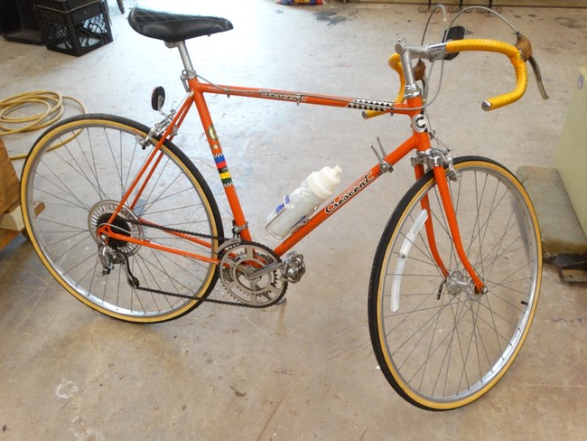 Vintage 1970's Crescent 10-speed bicycle 'VARLDSMASTARCYKELN' from Sweden