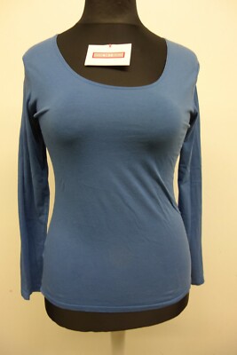 EK1437 Damen Longshirt von Promod, blau, Gr. M