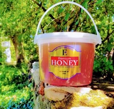 Elden Foods 100 Pure Honey from Utah - Unheated, Unfiltered Raw Honey - 5 lbs