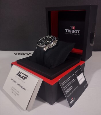 Tissot Seastar 1000 Quartz Chronograph Men's Watch, Black