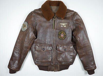 Polo Ralph Lauren Jacket G-1 Bomber Military Leather Brown Polo Ralph Lauren Jacket G-1 Bomber Military Leather Brown