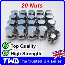 20 x ALLOY WHEEL NUTS FOR JAGUAR F-PACE (COMPATIBLE FIT) M14 STUD LUG BOLT [20E]
