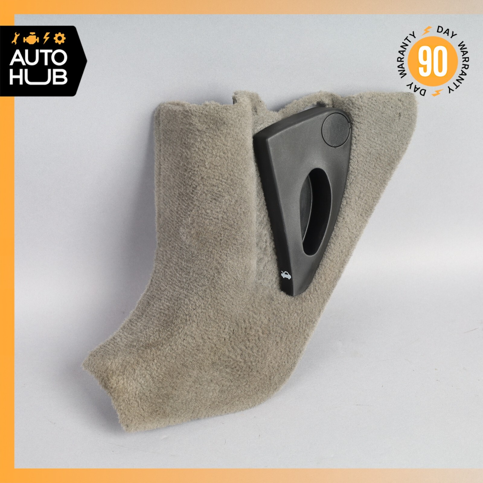 03-13 Maserati Quattroporte M139 Hood Lock Latch Release Handle w/ Cover OEM