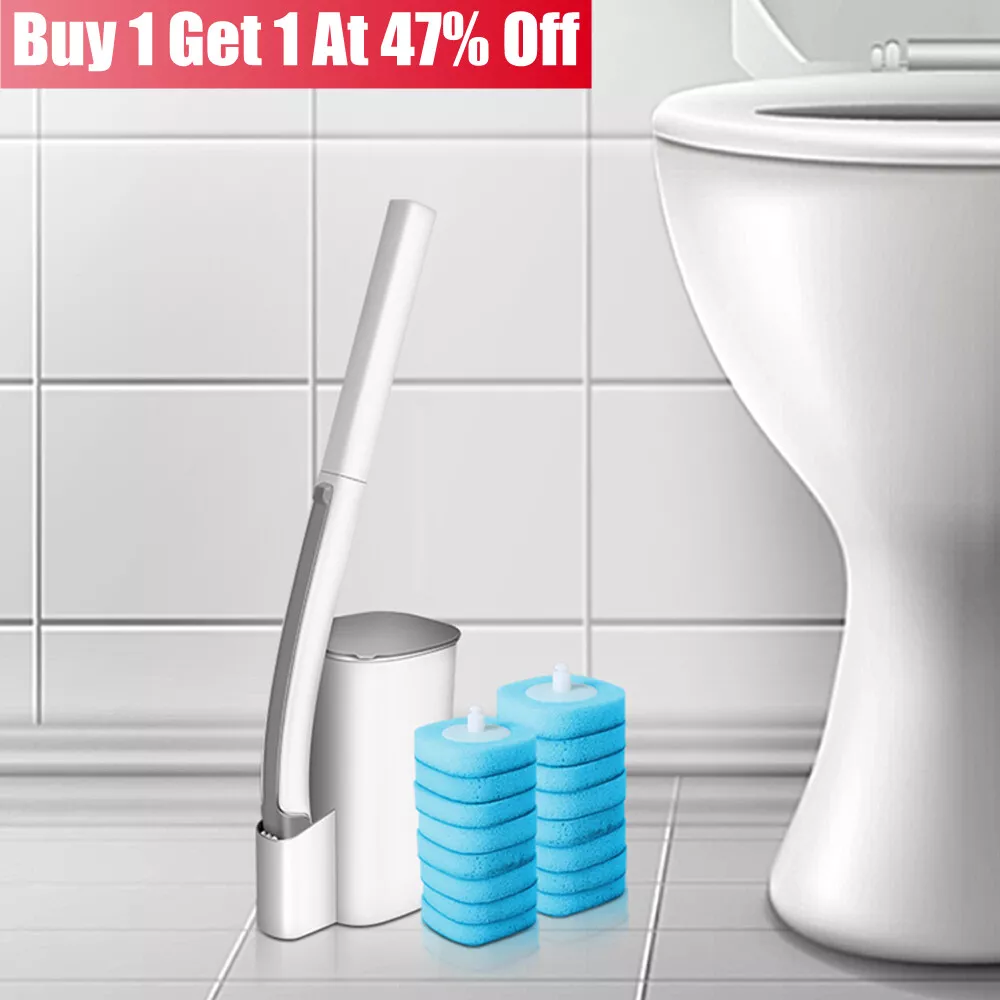 Disposable Toilet Cleaning System Toilet Wand Cleaner Brush With