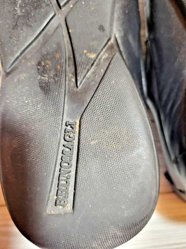 Bruno Magli Black Leather Casual Business Loafers Size 10.5 M Made in Italy 5501 - Picture 11 of 13