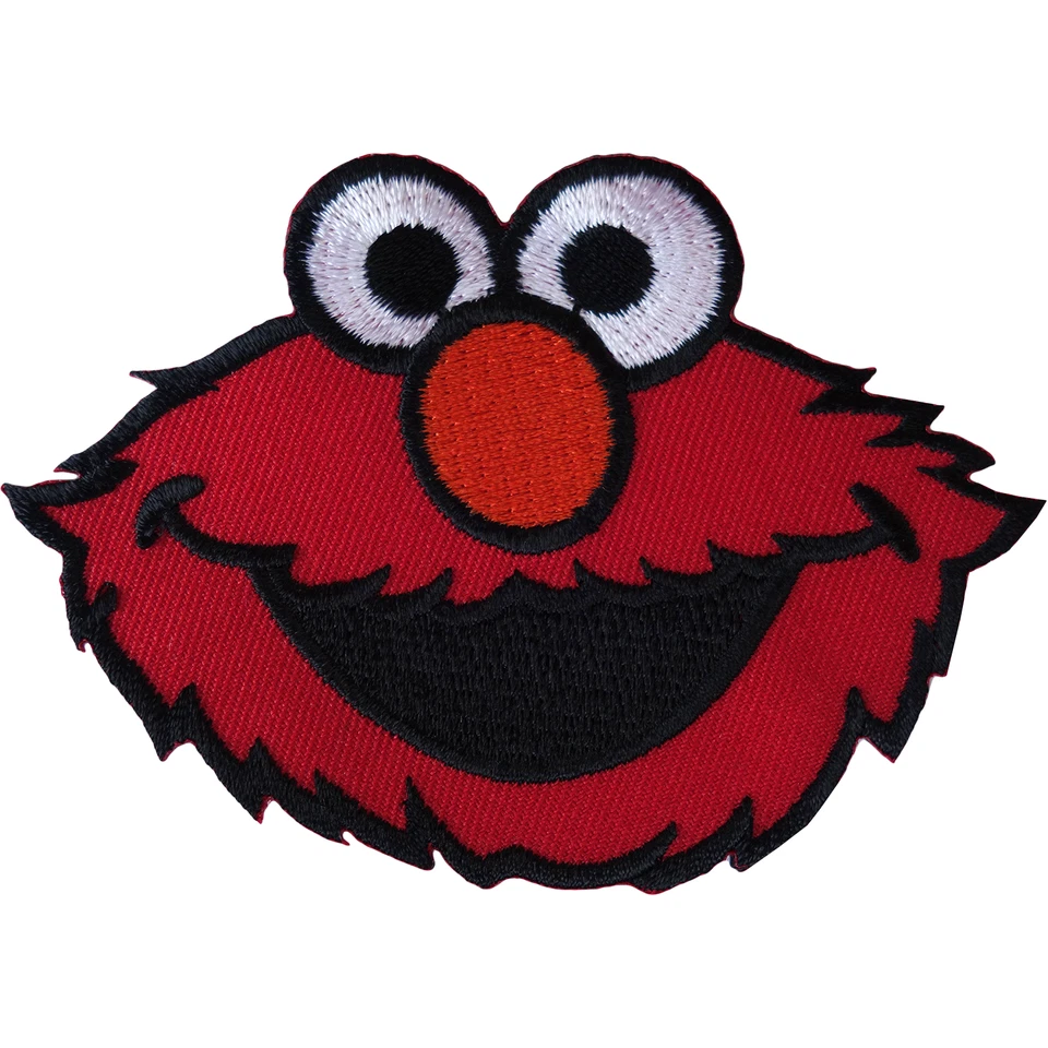 Sesame Street Elmo Patch Embroidered Badge Iron Sew On T Shirt Bag Jacket Jeans