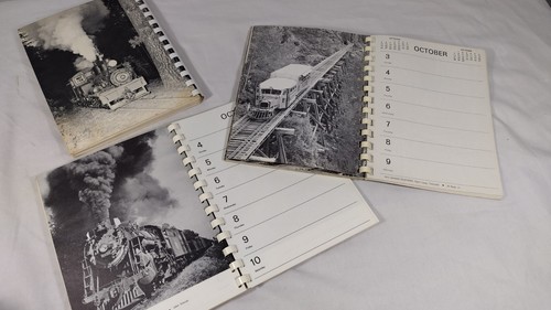 Vtg Golden West Books 15 Railroad Photo Calendars Weekly 1962- 1979 - Picture 7 of 14