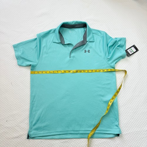 NWT Under Armour Golf Polo Shirt Mens Size Large Regular Fit Short Slv - Picture 8 of 8