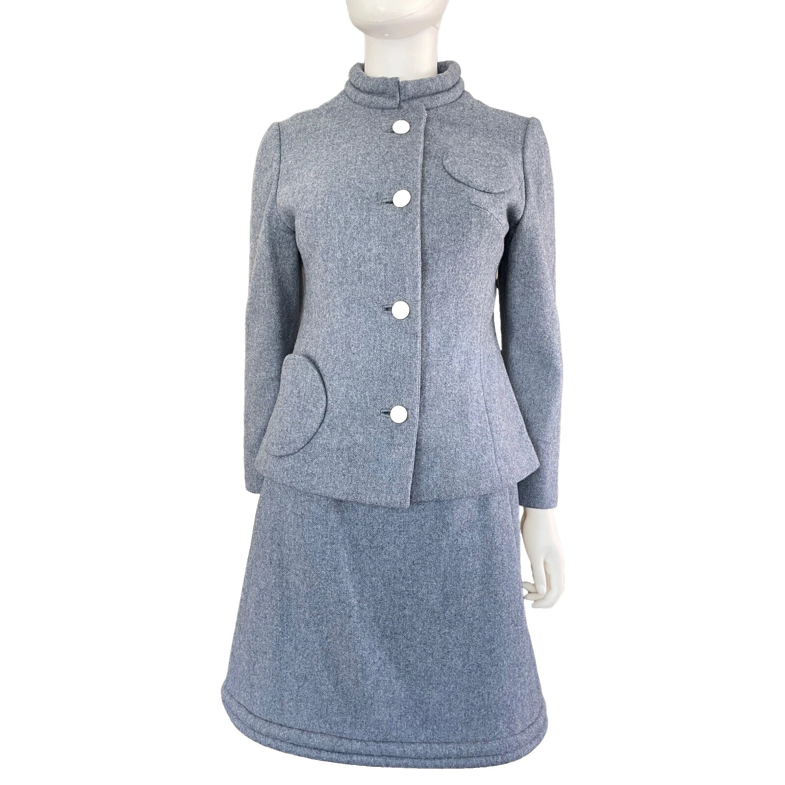 Business 1960s 100% Wool Vintage Suits, Sets & Suit Separates for Women