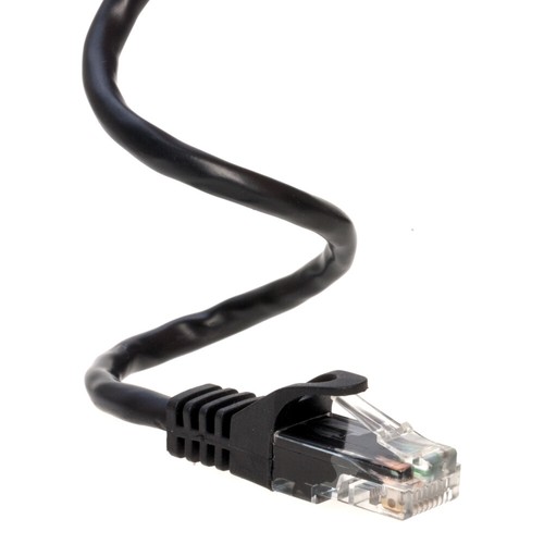 CAT6 Ethernet Patch Cord RJ45 LAN Câble Réseau Noir 25FT-200FT Multi-Pack LOT - Photo 23/46