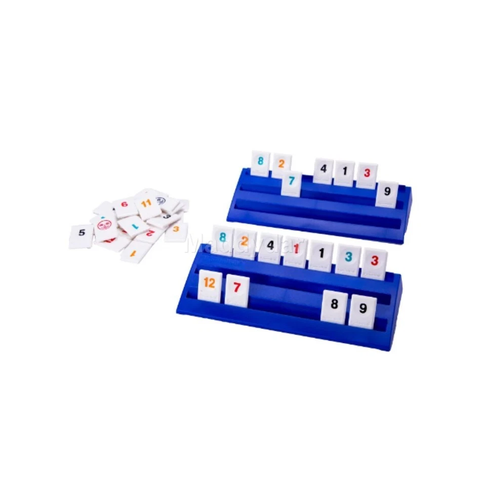 Rummikub by Pressman - Classic Edition - The Original Rummy Tile Game, Blue - Image 3 of 4