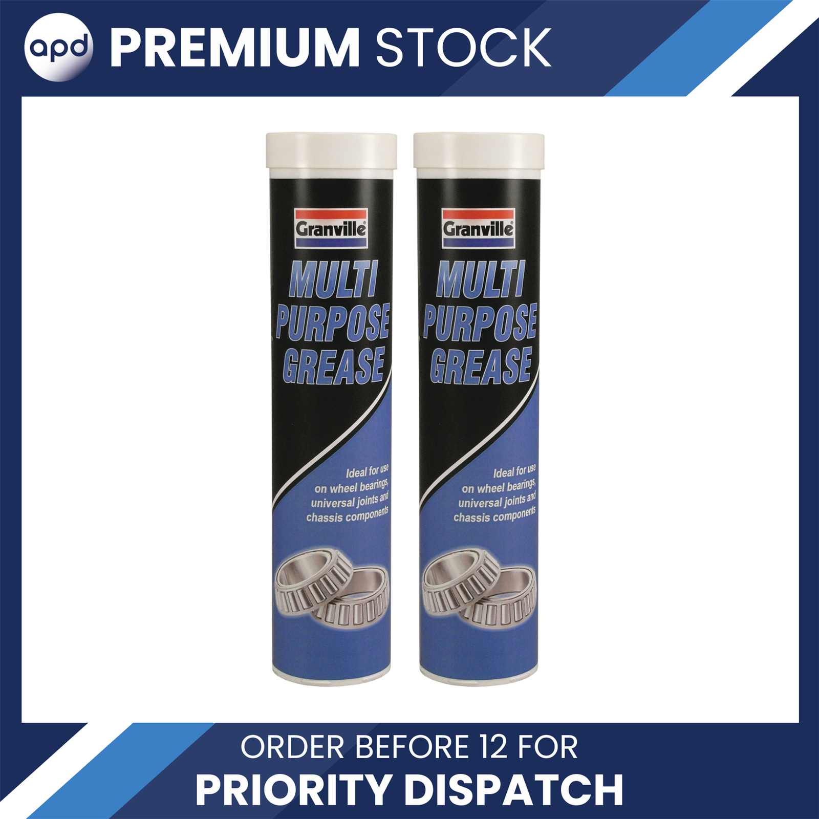 2x Granville 0122 Multi Purpose Cartridge Grease 400g Cartridge Tube LM2 eBay