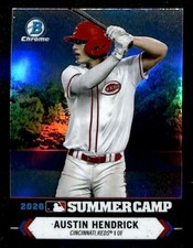 2021 Bowman Chrome 2020 Summer Camp Austin Hendrick Cincinnati Reds #SC-8