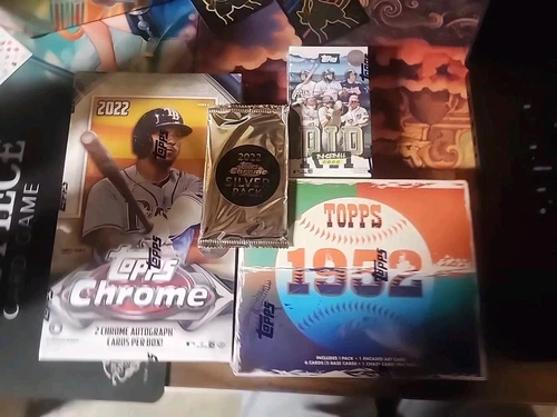 2022 Topps Chrome Hobby Box, Topps Rip, Topps Naturel, Topps Chrome Silver Pack 