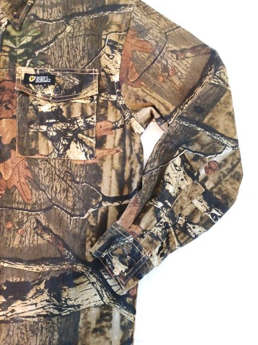 Scent Shield Mens Shirt Sz M Break Up Camo Hunting Outdoor Button - Picture 5 of 9