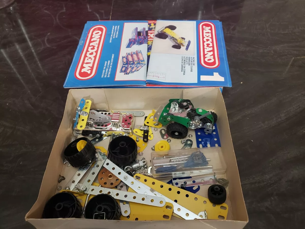 Vintage Meccano Steel Construction Set Stahl Baukasten w Box