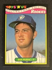1987 Topps Toys R Us Rookies Dan Plesac Baseball Card #22 Brewers Pitcher VG