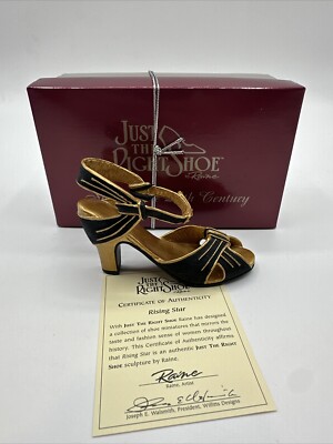 Just The Right Shoe Rising Star 25043 20th Century 1999 NEW Raine Box COA