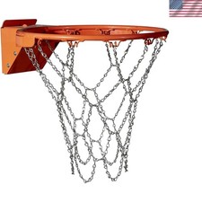 NBA Forge Chain Basketball Net - Rust-Free, Fits Standard Rims, 8.19" x 6.69"