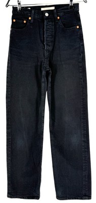 LEVIS STRAUS & CO Damen Ribcage Straight Stretch Jeans Größe W25 L29