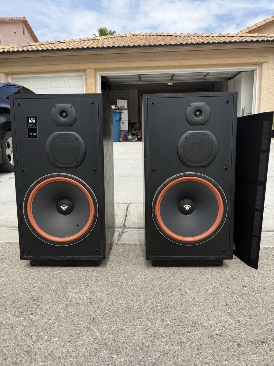 Vintage Cerwin Cerwin Vega Home Stereo Systems Bookshelf Speakers
