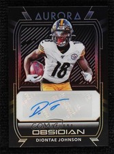 2020 Panini Obsidian Aurora Auto 12/100 Diontae Johnson #AA59 Auto 0d44