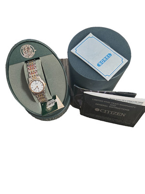 Citizen Eco Drive Women EG3044-59A TTone Super Slim Dial Watch