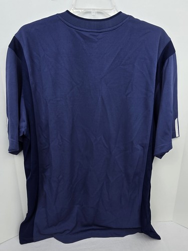 Vintage Adidas Tennis Shirt Men's XL Blue Embroidered Logo V Neck NWT - Picture 6 of 14