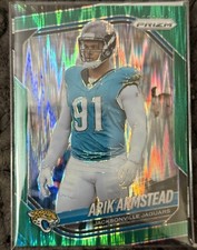 2025 Panini Prizm - Arik Armstead #85 Green Flash Prizm - Jacksonville Jaguars