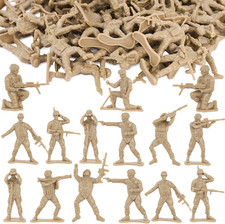 100PCS Army Men Toy Soldiers, Army Men Playset Plastic Soldier Figures Multiple