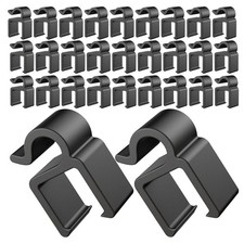 60Pcs Mic Cable Clips Plastic Cable Holders for Microphone Stand Wire Management