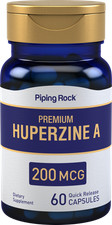 Huperzine A 200mcg | 60 Capsules | Non-GMO, Gluten Free | By Piping Rock