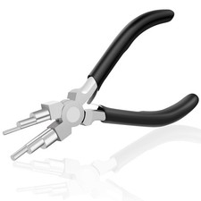 Bail Making Pliers, 6 in 1 round Nose Pliers for Making Jump Rings, Wire Wrappin