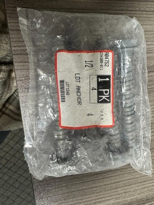 20 pack RED HEAD LDT-1240 Screw Anchor,Hex,1/2 in