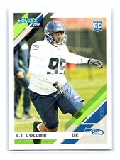 2019 Panini Donruss Football #263 L.J. Collier Rookie RC Seattle Seahawks