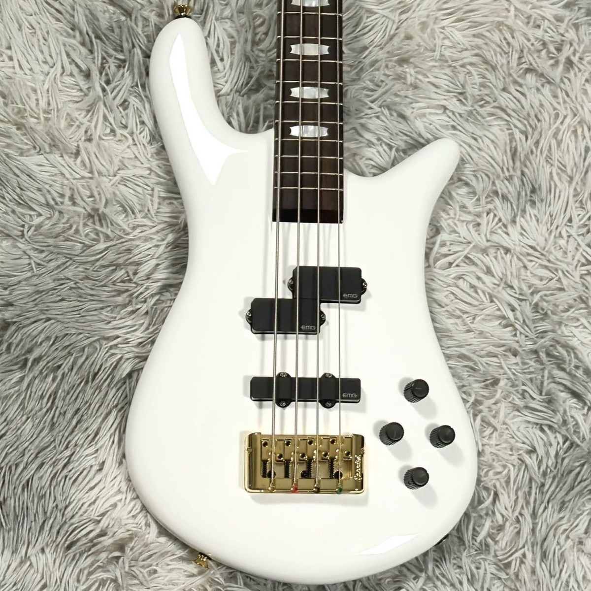 Spector Euro4 Classic Solid White Gloss2/4 New Electric Bass