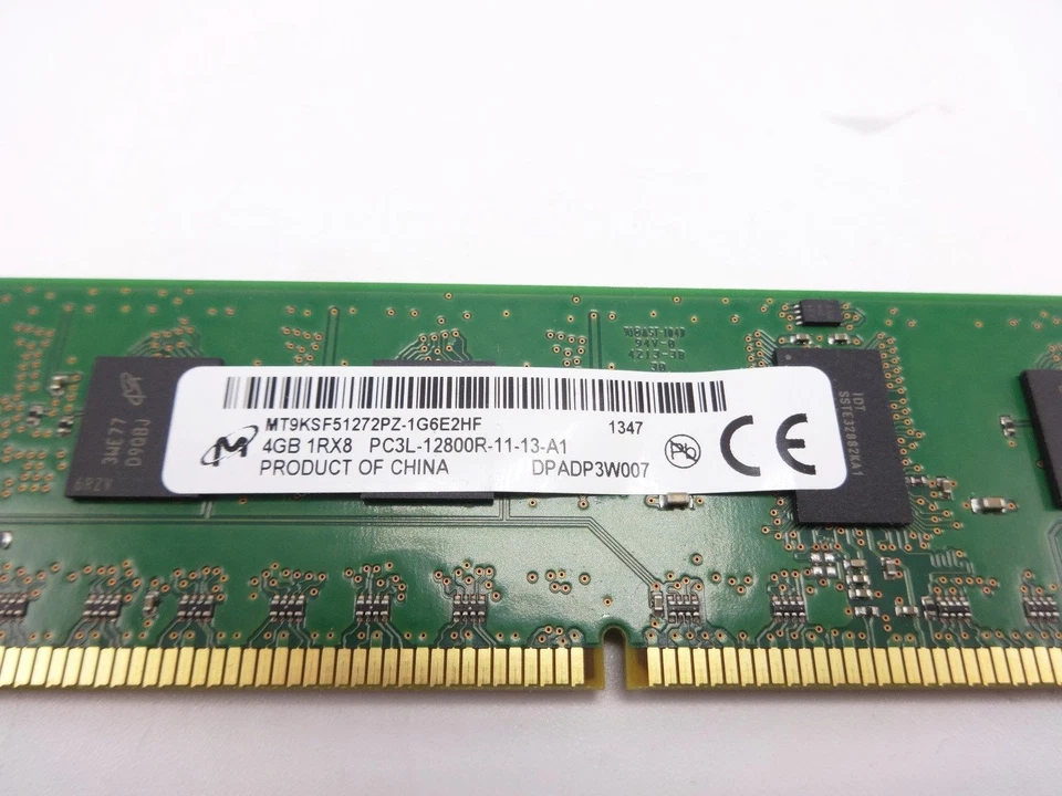 MICRON MT9KSF51272PZ-1G6E2H 4GB PC3L 12800R 1Rx8 Memory ***Server Memory ** - Image 2 of 2